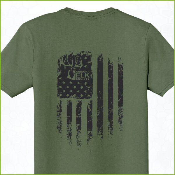 Mens USA American Fish Flag T Shirt Fishing Pole Rod Reel Tshirt Military  Green Patriotic US Fisherman Apparel for Men 