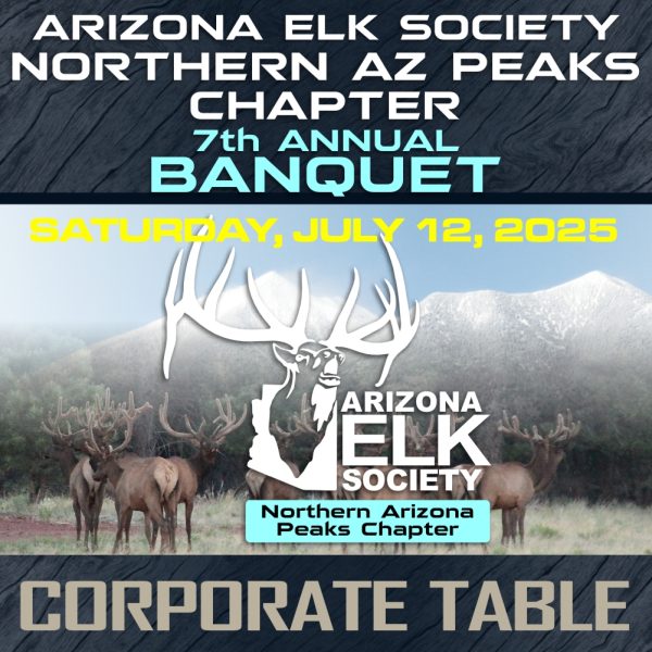 2025 AES Northern Arizona Peaks Chapter Banquet Corporate Table