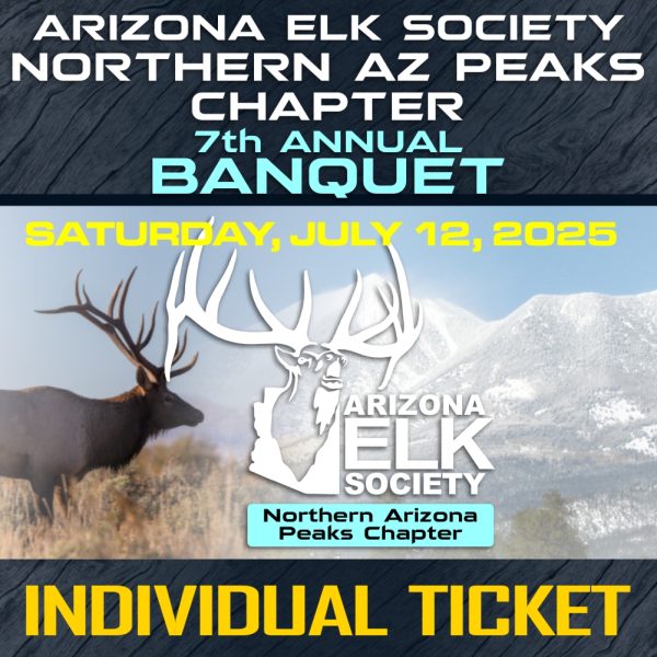 2025 AES Northern Arizona Peaks Chapter Banquet Individual Ticket